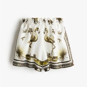 Flamingo Print Women's Shorts